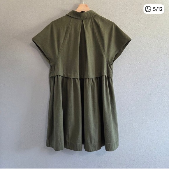 Ronnie Poplin Mini Dress by Free People Size L - Picture 5 of 5